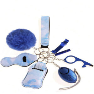 Safety keychain Blue